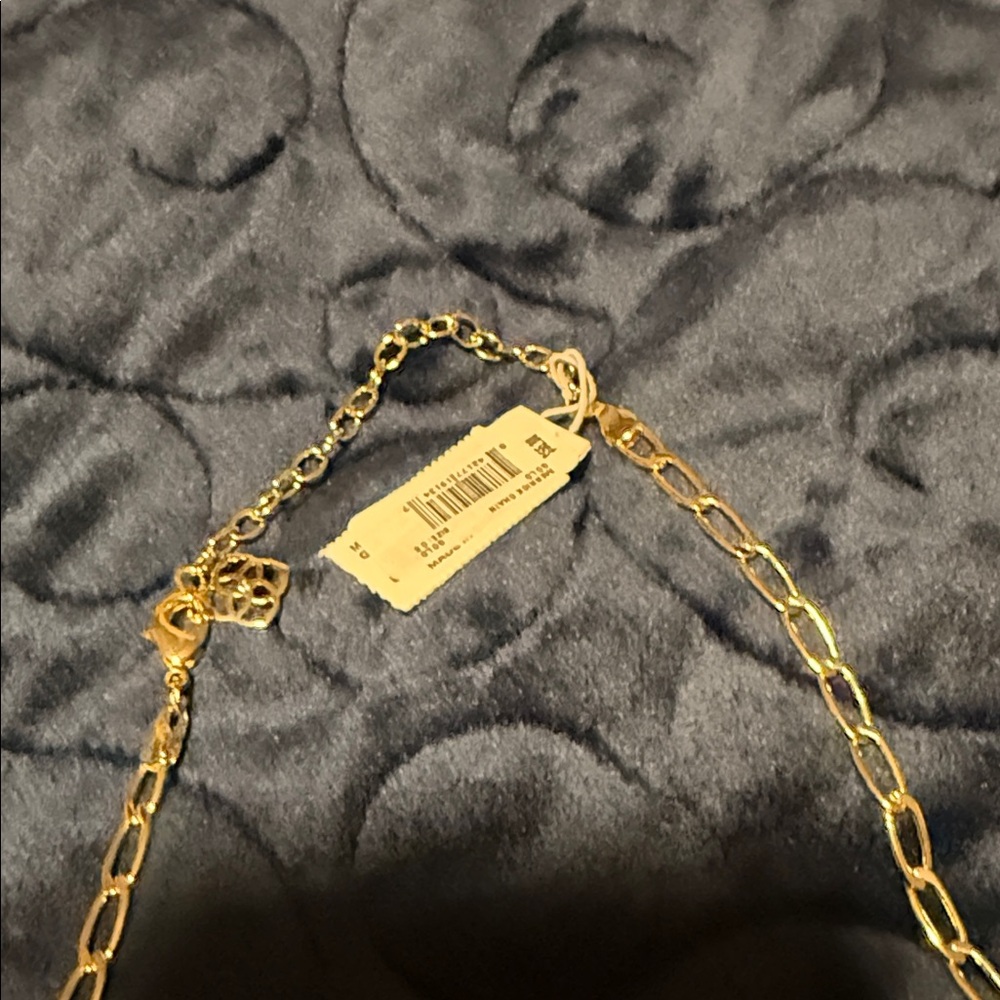 Kendra Scott Gold Merrick Chain Necklace - Picture 3 of 6
